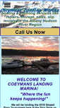 Mobile Screenshot of coeymanslandingmarina.com