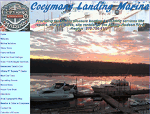 Tablet Screenshot of coeymanslandingmarina.com